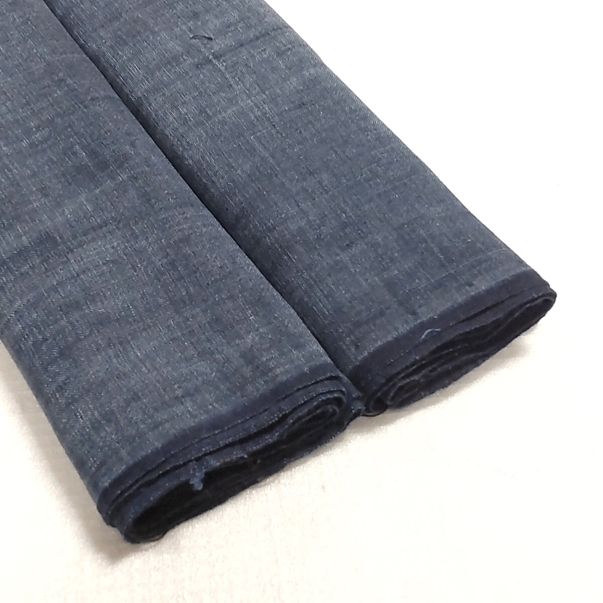 Early Meiji Medium Plain Indigo Dyed Handwoven Cotton