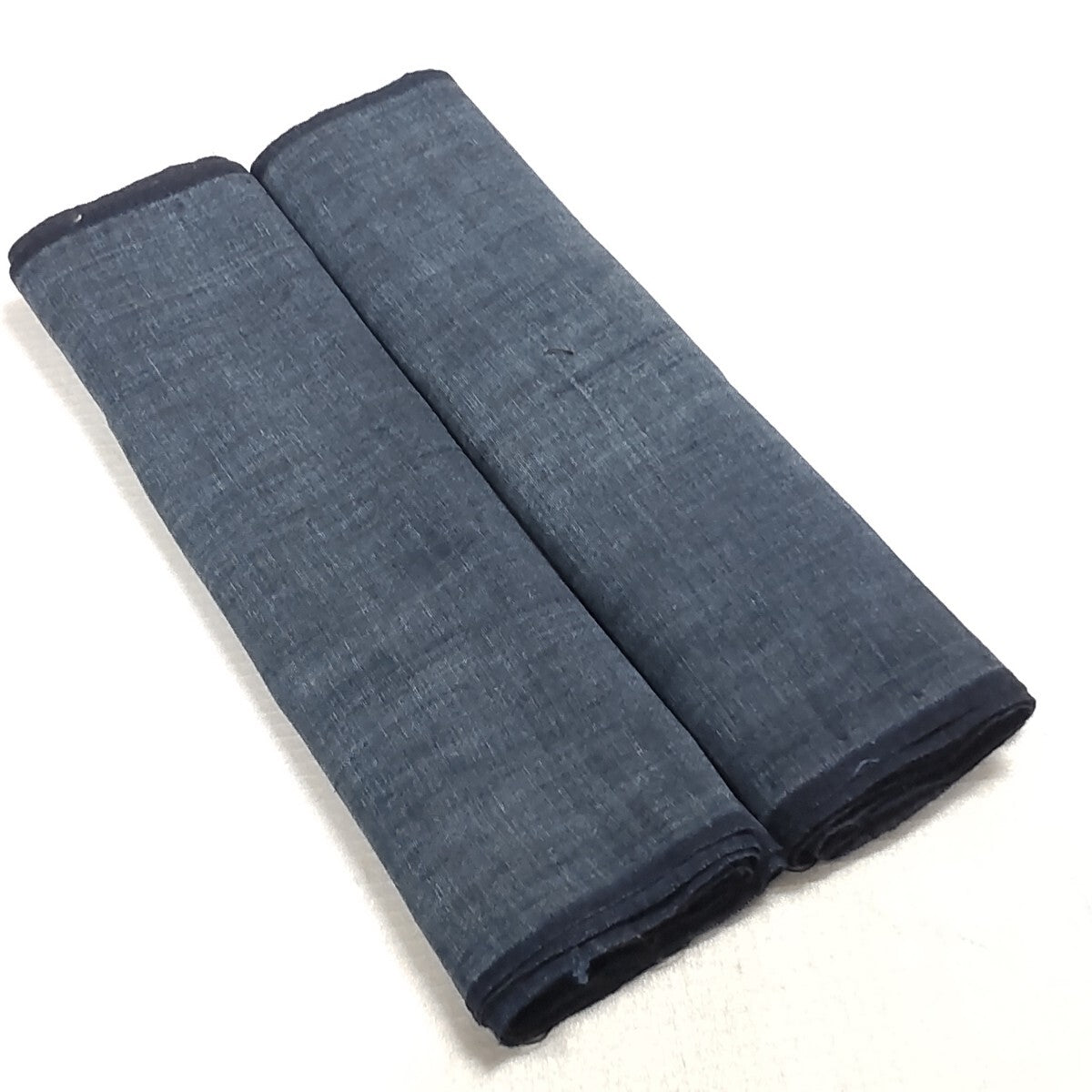 Early Meiji Medium Plain Indigo Dyed Handwoven Cotton