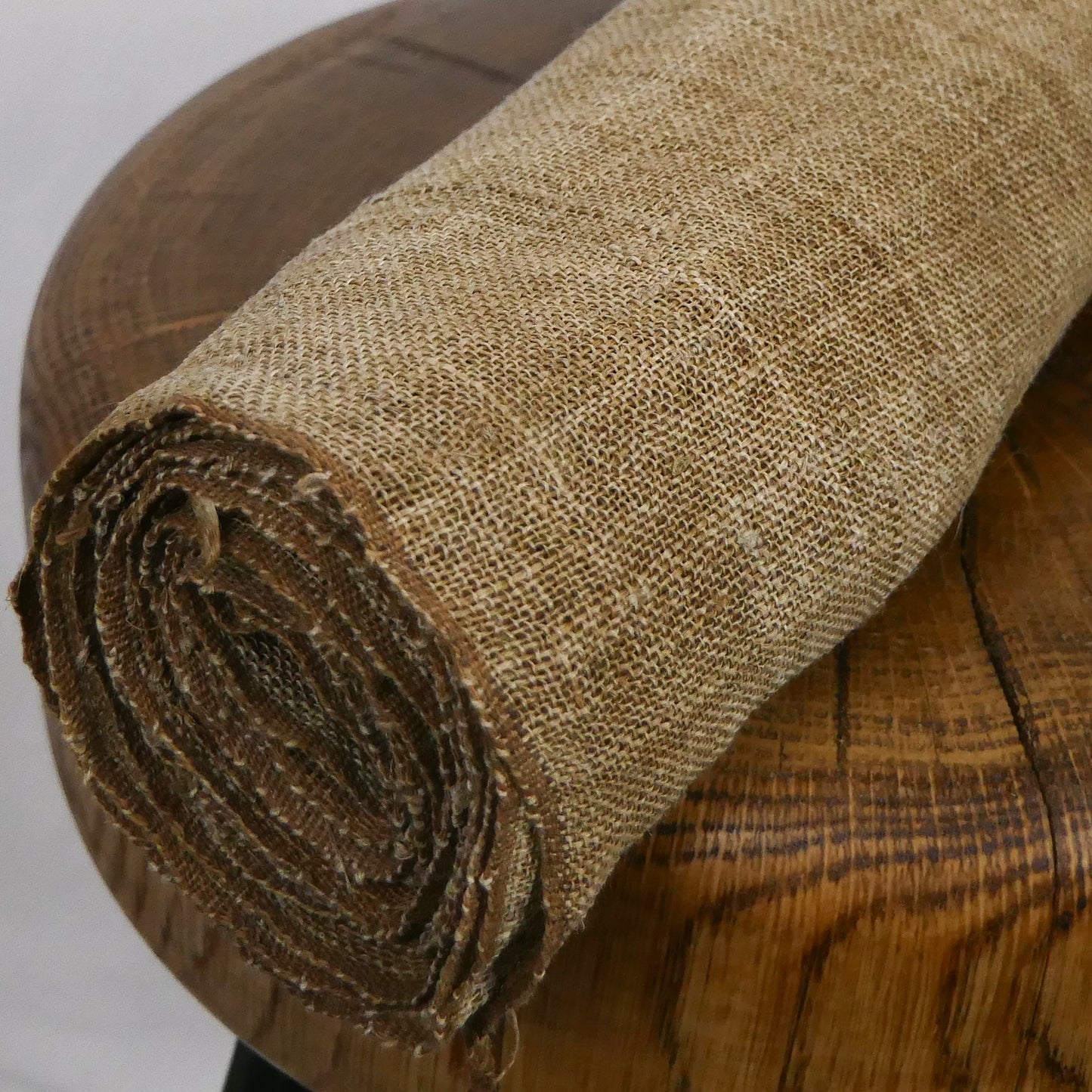 Meiji Period Plain Unbleached Hemp Kogin Cloth