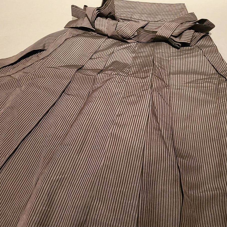 Edo Meiji Period Hakama Silk Fabric Horse Riding Trousers