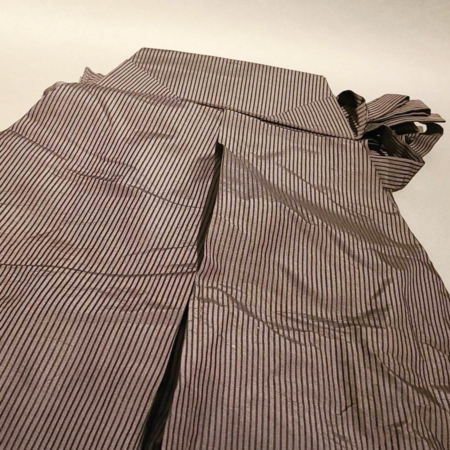 Edo Meiji Period Hakama Silk Fabric Horse Riding Trousers