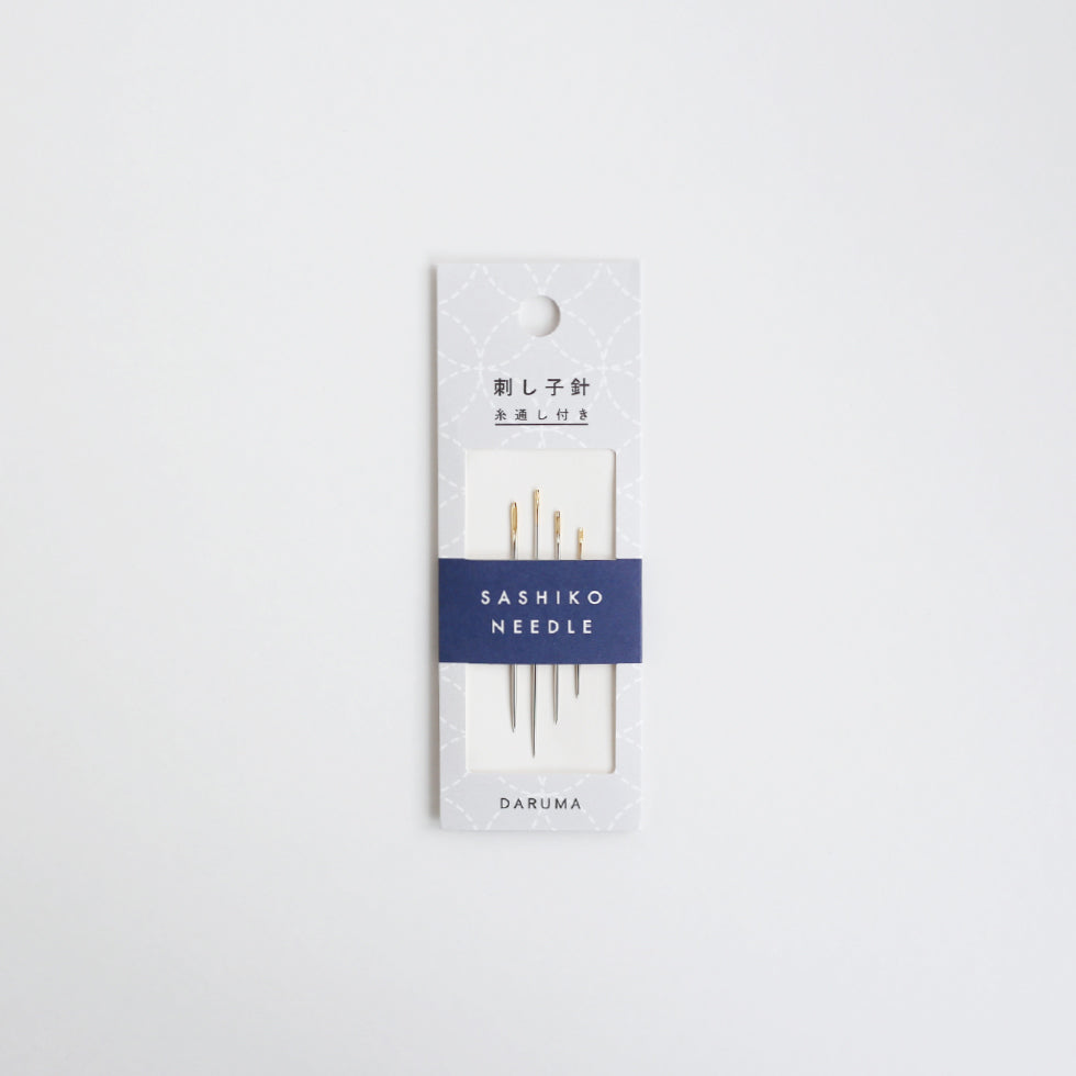 Daruma Sashiko Needles Assorted Sizes with Needle Threader