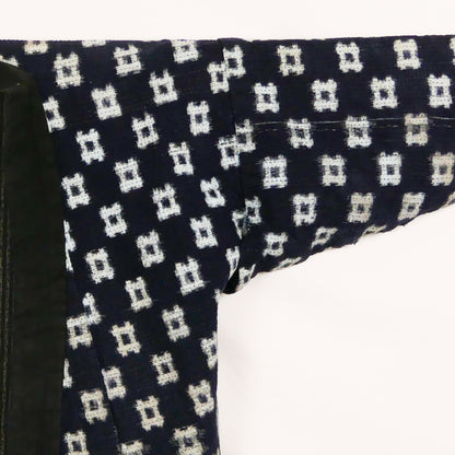 Tsugaru Tohoku Sashiko Kasuri Indigo Dyed Cotton Hanten Jacket