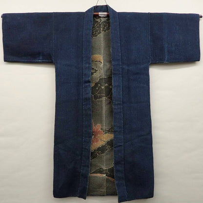 Rare Edo Period Dragon Firefighters Hikeshi-Banten Hanten Jacket Tsutsugaki Reversible