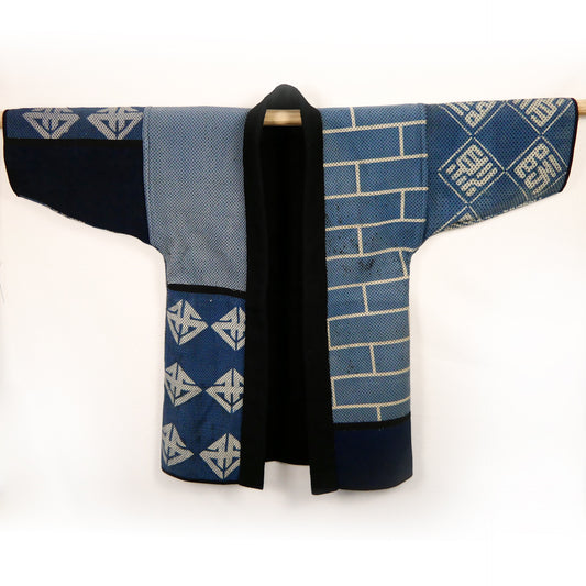 Meiji Hikeshi-Banten Sashiko Stitched Fireman's Jacket
